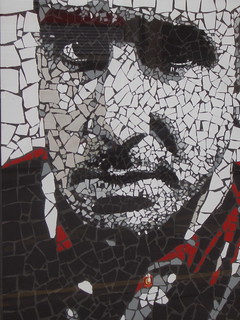 Eric Cantona mosaic by Mark Kennedy