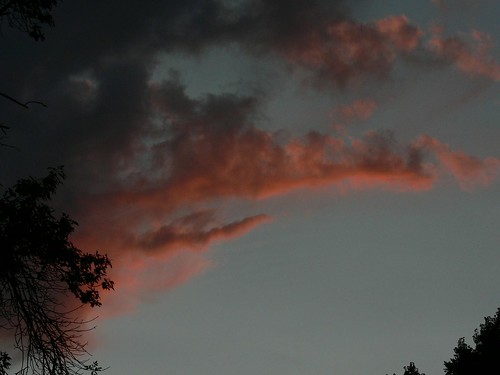 sunset sky cloud storm green wisconsin clouds dinner spring after passing springgreen