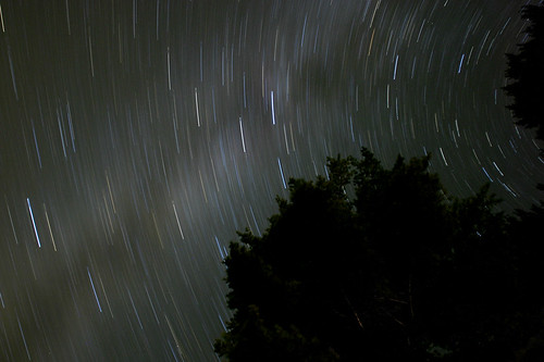longexposure sky silhouette night canon adirondacks astrophotography eos10d startrails photooftheday garnetlake tklancer