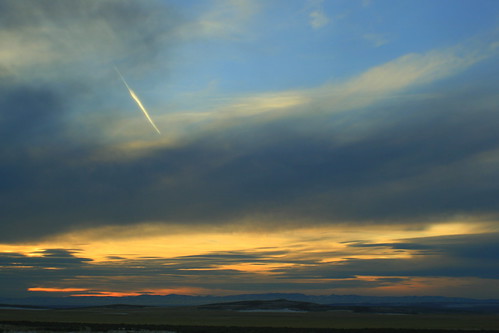 sunset sky rural january2008