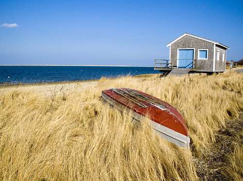 ocean blue grass boat capecod dune cottage chatham shack boathouse stockphoto dorey marshgrass christopherseufert cotchpinicut