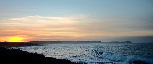 sunset sea aberdeenshire dusk rosehearty trouphead pennanhead