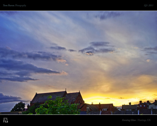 sunset sky sun church clouds evening glow dusk horizon hastings hdr westhill tomraven aravenimage q22011