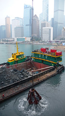 Dredging Victoria Harbour in HK