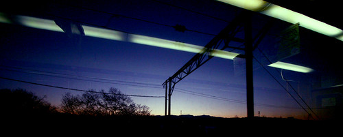 travel window japan train sunrise lights hokkaido canon1022 sunagawa canoneos30d youth18ticket efs10223545 goodfishiescom seishunjuhachikippu