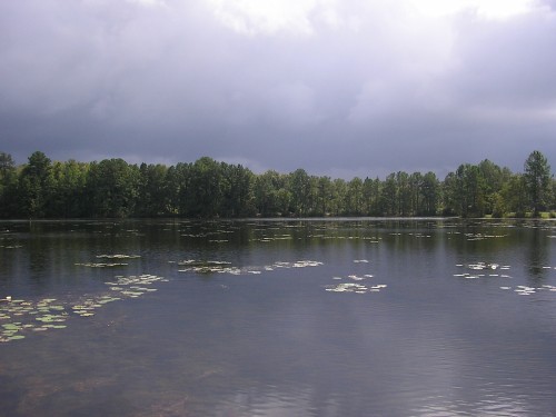 lake cloudy