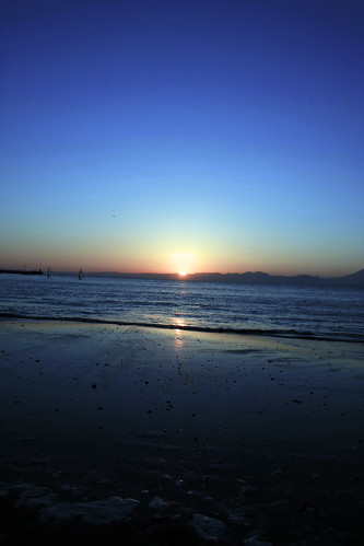 blue sunset sea sky sun beach japan geotagged kanagawa zushi geo:lat=35289352 geo:lon=139573596