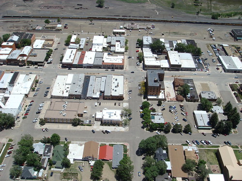 newmexico buildings downtown raton architectural historic aerialphotography