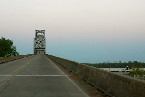 bridge sunset river mississippi crossing unitedstates arkansas coasttocoast helenabridge 4kmsofhelena helenacrossing