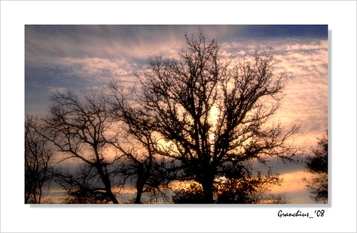 trees sunset sky italy clouds italia magic umbria orton granchius