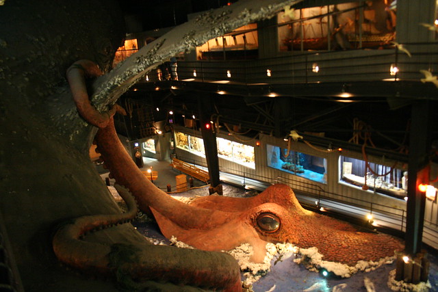mega-whale-thing v. giant octopus
