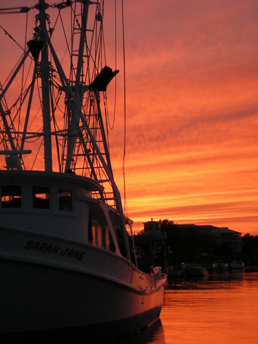 sunset river boat edisto