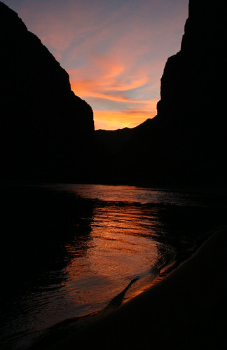 park sunset arizona sky water river colorado grand canyon national