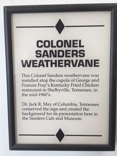 harland sanders cafe corbin kentucky nationalregisterofhistoricplaces weathervane motel restaurant eatery