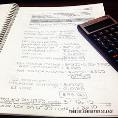 Life at Reeves College on Instagram by blondebadfish - Income Tax