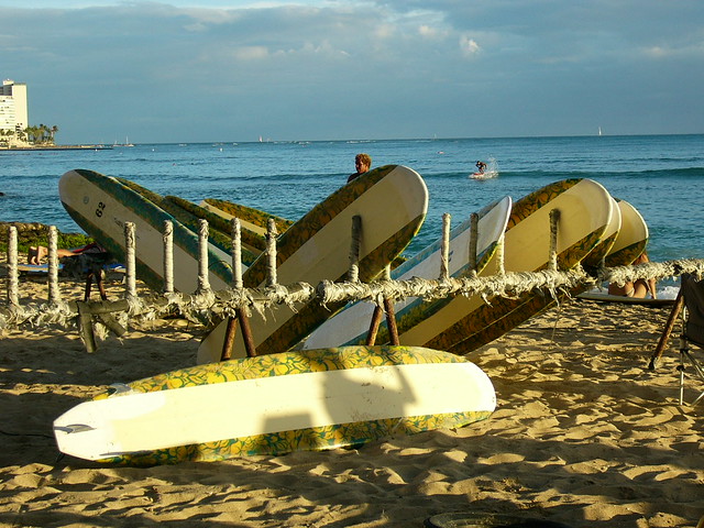 Surf Boards on the beach