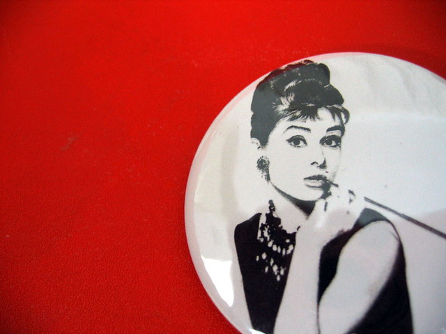 Audrey on Red