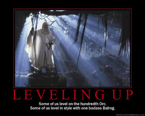Motivational Poster: Leveling Up