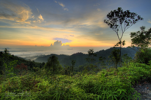 sunrise hdr pahang explored sungailembing bukitpanorama