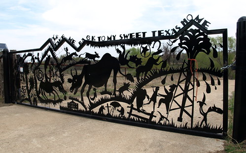ranch gate texas metalwork