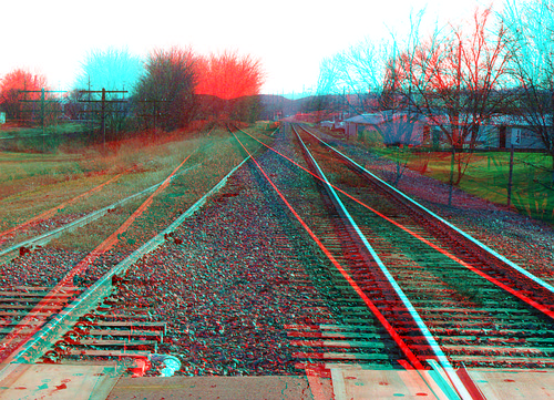 railroad stereoscopic 3d anaglyph iowa siouxcity anaglyphs redcyan 3dimages 3dphoto 3dphotos 3dpictures siouxcityia stereopicture