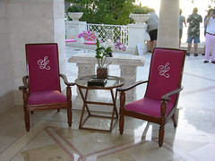Barbados, Sandy Lane Luxury Resort, chairs