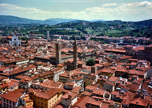florence italy city view roofs rooftops towers cityscape buildings architecture hills