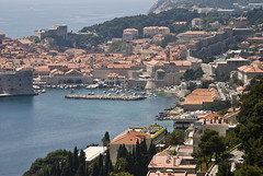 Dubrovnik's Old Town From a Distance