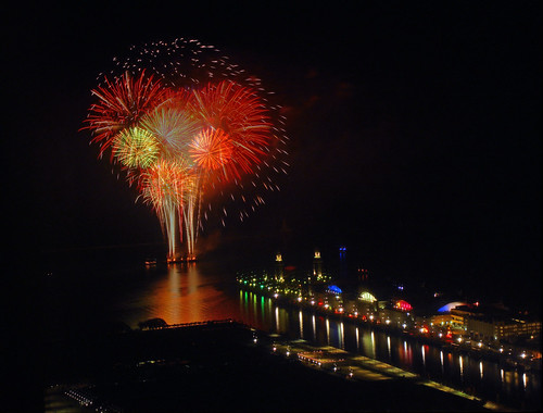 Chicago Navy Pier fireworks