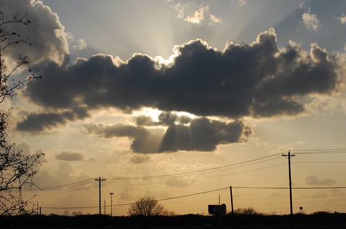 sunset clouds kyle texas