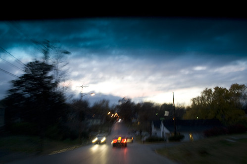 street blur car dusk kentucky danville