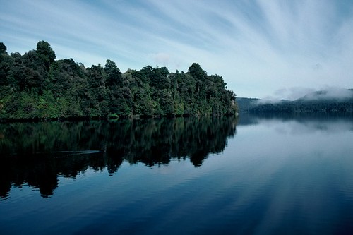 morning trees newzealand sky lake sunrise ngc earlymorning bluesky southisland junagarh mapourika lakemapourika paulandrews junagarhmedia carolineschmutz