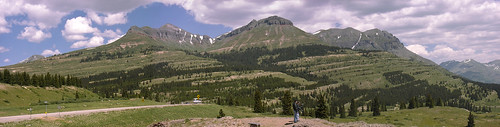 2003 trees panorama mountain clouds landscape colorado photostitch