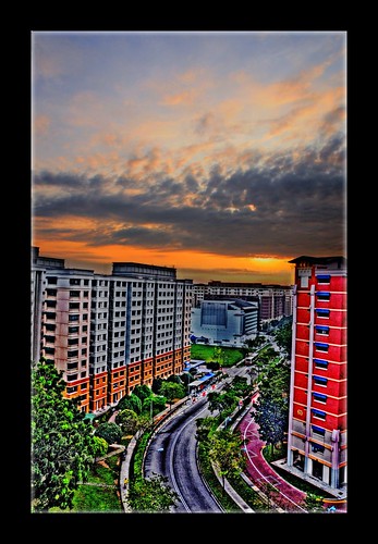 clouds sunrise woodland nikon singapore hdb hdr d90 photomatix