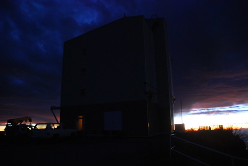 sunset clouds dark observatory telescope mmt mthopkins