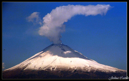 blue shadow sky white mountain snow azul mexico volcano montana joshua smoke blanca cholula puebla eruption popocatepetl popo donaldson volcán erruption