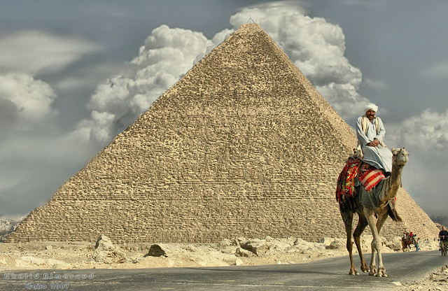Giza pyramids area