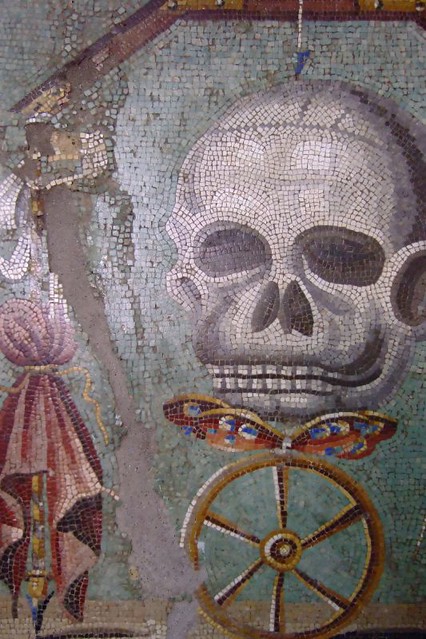 Memento Mori Roman Mosaic Pompeii 1st century CE | Flickr - Photo Sharing!