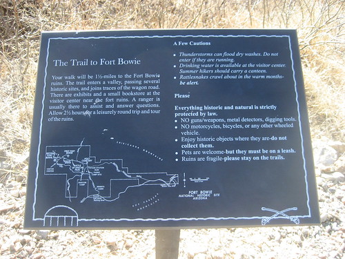 arizona bowie site fort historic national