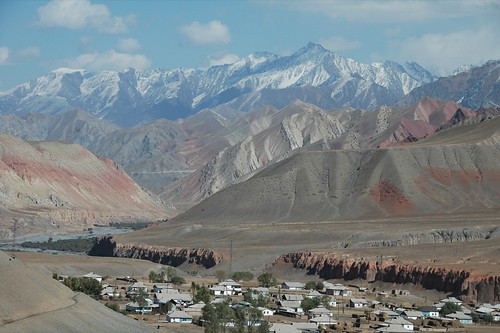 mountains village centralasia aes gulcha oshtomurghab