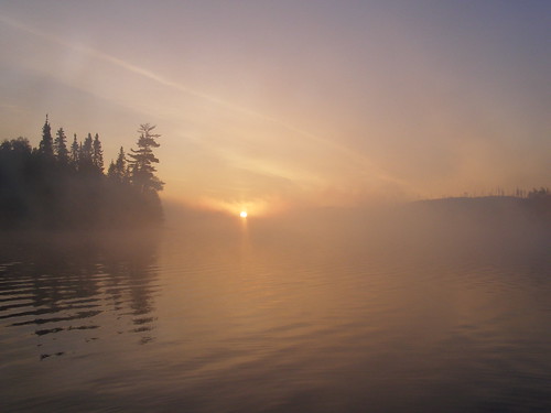 nature water minnesota sunrise lakes wilderness canoeing bwca northcountry