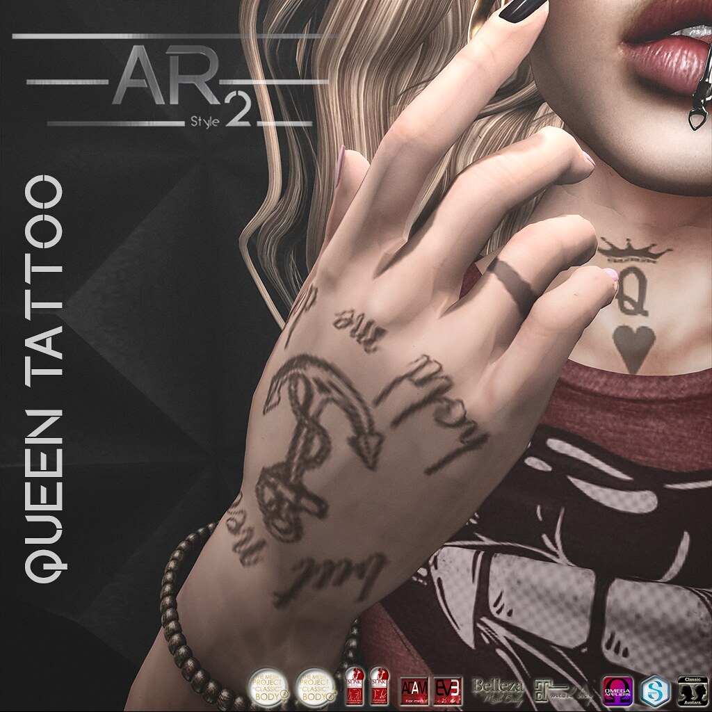 [AR2 Style] Queen Tattoo - SecondLifeHub.com