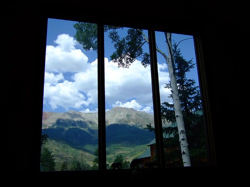 travel shadow summer vacation panorama holiday mountains window clouds landscape colorado view valley telluride picturewindow aspentree lawsonhill