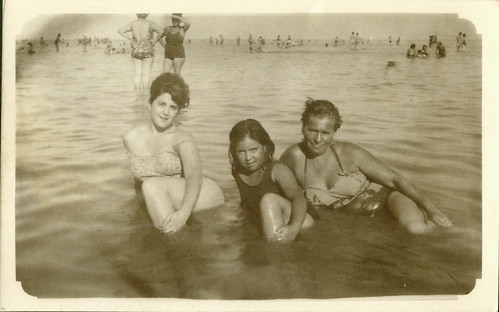 By the sea - three women