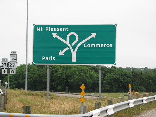 paris texas highways roadsigns highwaysigns bgs us271