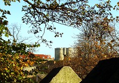 Clifford's Tower, from the city walls, York