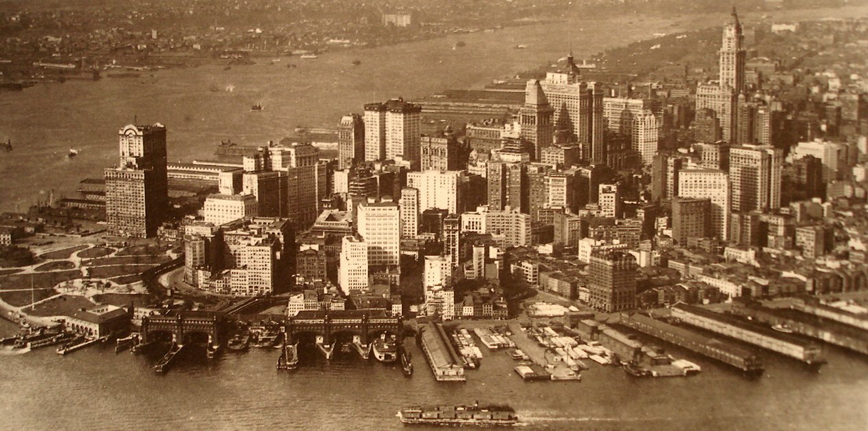 New York City Lower Manhattan 1922 Aerial | Explore Photoscr… | Flickr ...