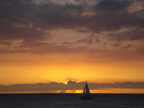 sunset sailboat hawaii bigisland bluemarla diamondclassphotographer flickrdiamond