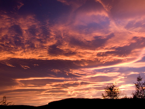sunset sky clouds scotland aberdeenshire
