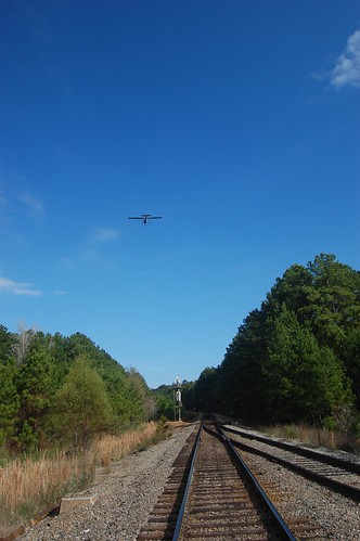 railroad sky pine train plane spur aircraft rail overcast trains line pines rails pinetrees gravel substrate cpmallin controlpointmallin